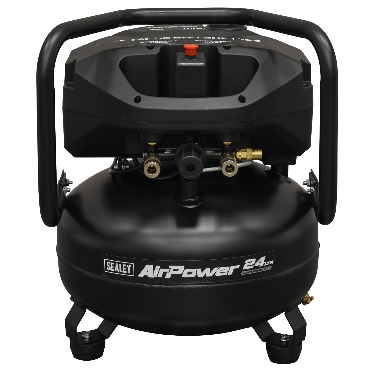 Sealey SAC24V 24L Oil Free Belt Drive Vertical Compressor 2hp