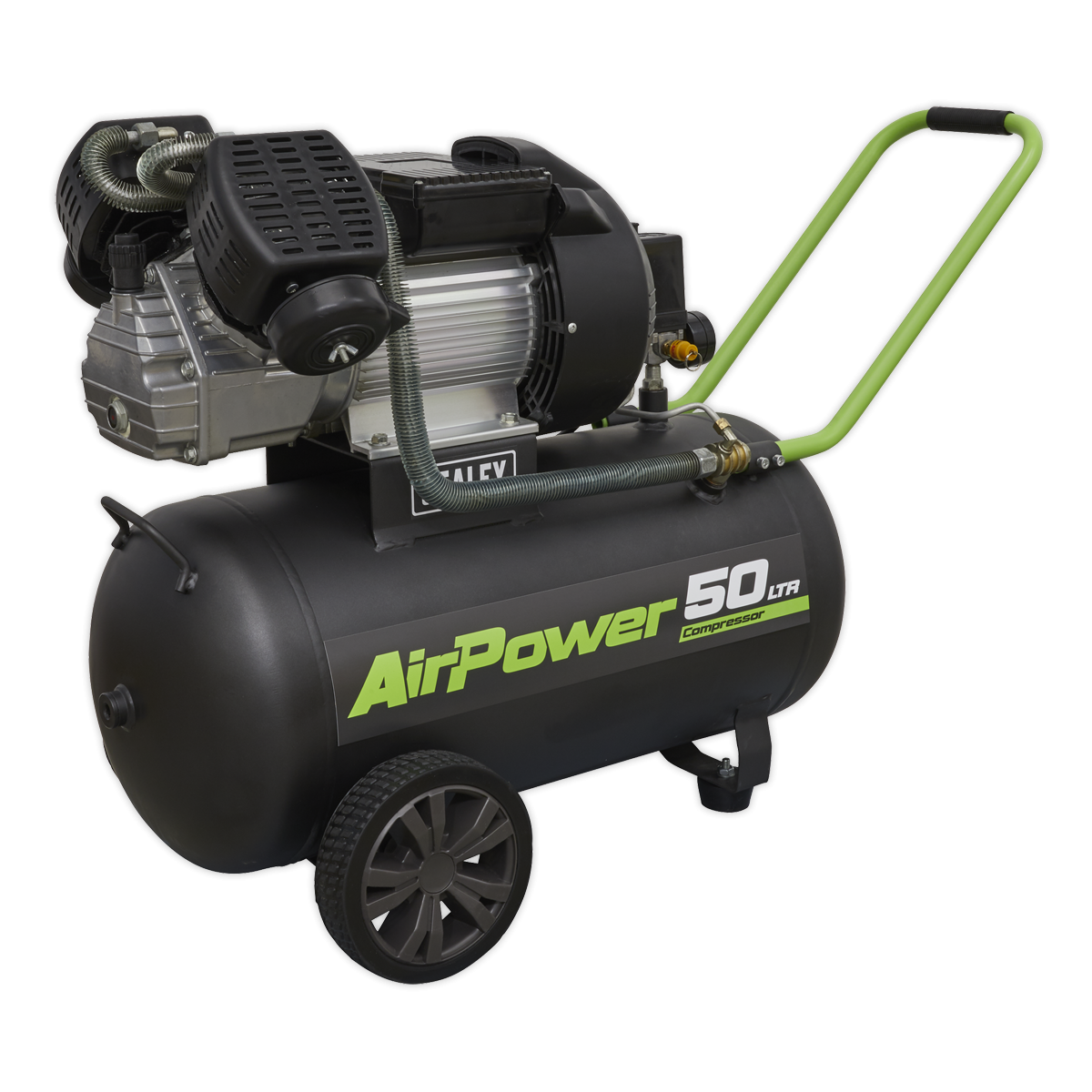 Sealey SAC5030VE 50L V-Twin Direct Drive Air Compressor 3hp
