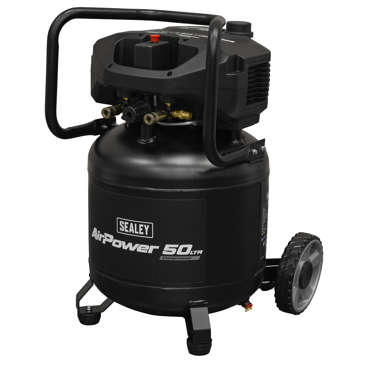 Sealey SAC50V 50L Oil Free Belt Drive Vertical Compressor 2hp