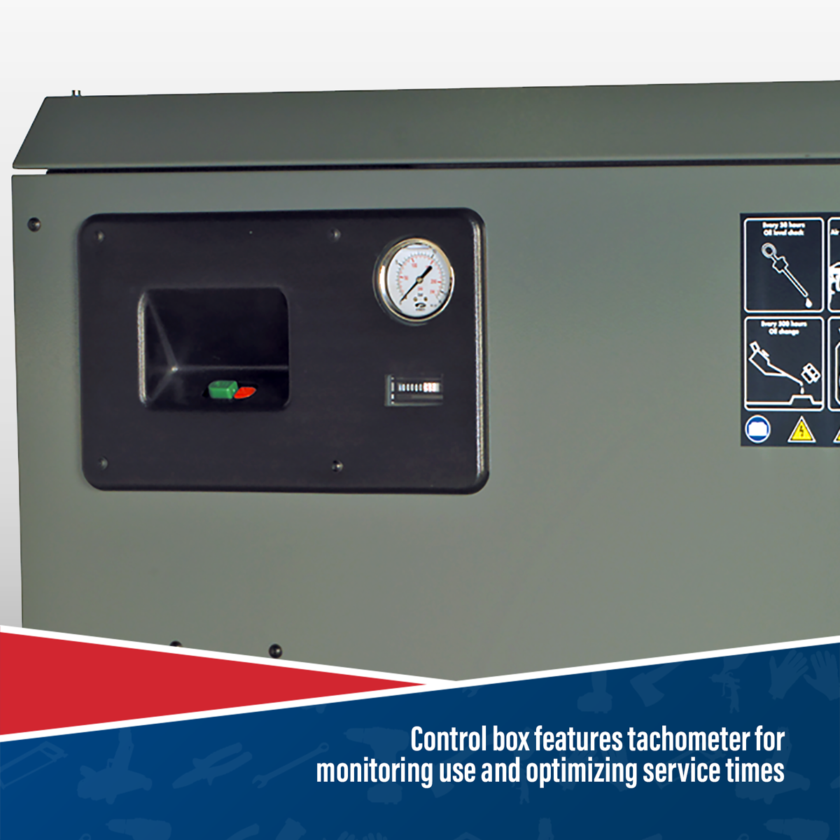 Sealey SAC72775BLN 270L Low Noise Belt Drive Air Compressor with Cast Cylinders 7.5hp 2-Stage