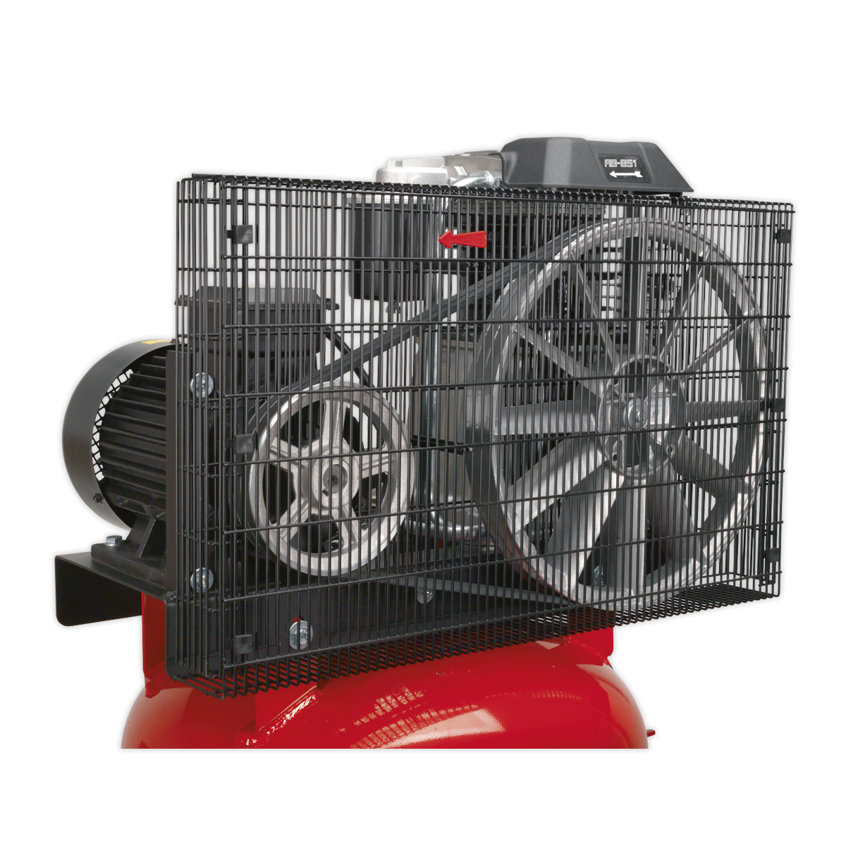Sealey SACV52775B 270L Vertical Belt Drive Air Compressor with Cast Cylinders 7.5hp 2-Stage