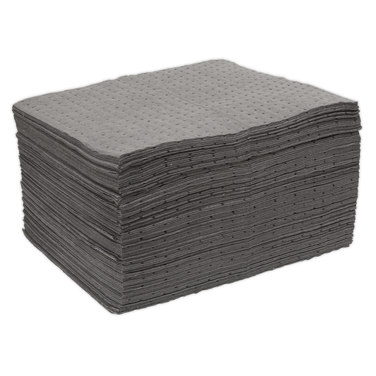 Sealey SAP01 Spill Absorbent Pads - Pack of 100