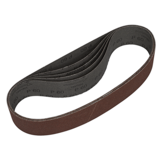 Sealey SB006 50 x 686mm Sanding Belt 60Grit - Pack of 5