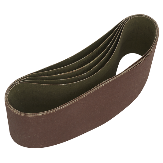 Sealey SB240457 76 x 457mm Sanding Belt 240Grit - Pack of 5