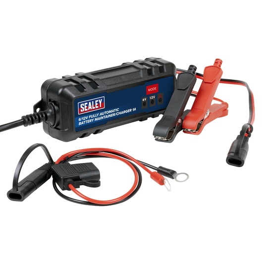 Sealey SBC1 6/12V Fully Automatic Battery Maintainer/Charger 1A