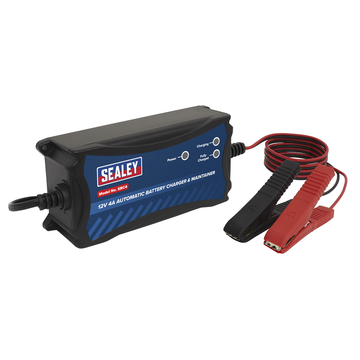 Sealey SBC4 12V Fully Automatic Battery Maintainer/Charger 4A