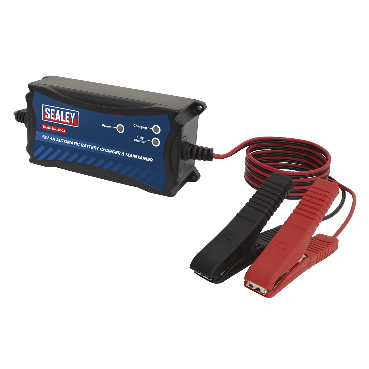 Sealey SBC4 12V Fully Automatic Battery Maintainer/Charger 4A