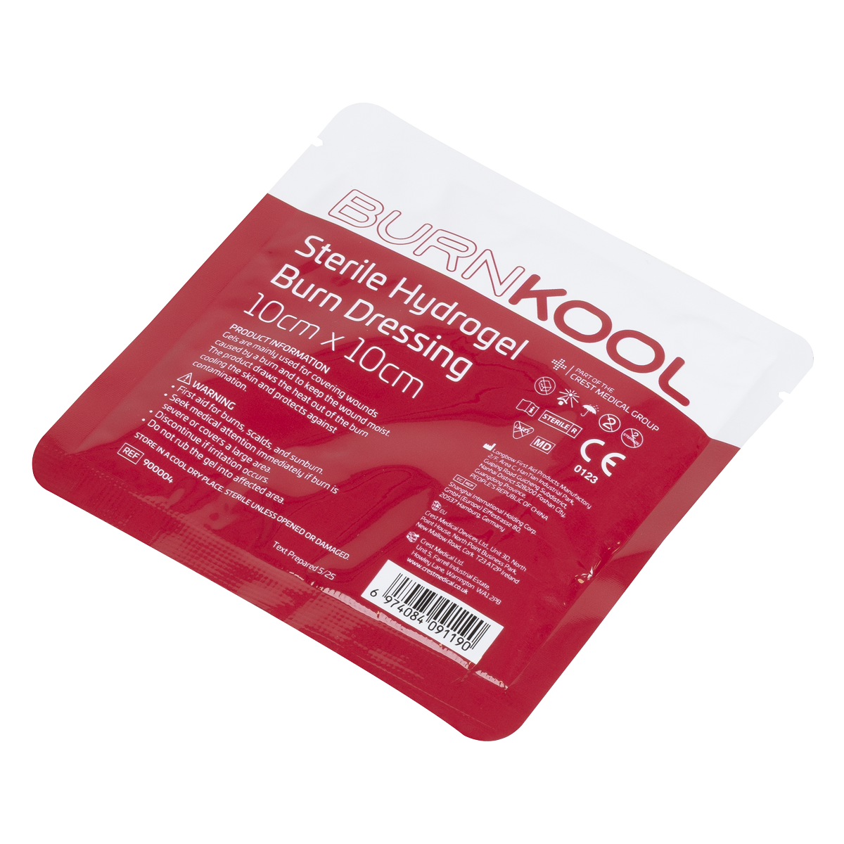 Sealey SBK10 Burn Relief Dressing 100 x 100mm