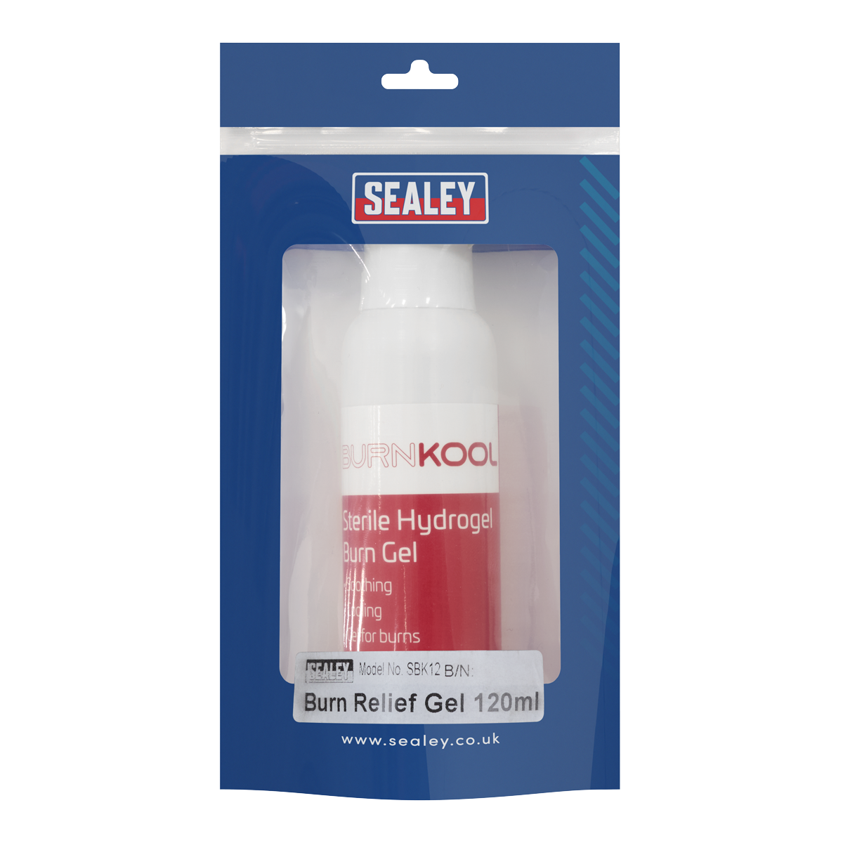 Sealey SBK12 Burn Relief Gel 120ml