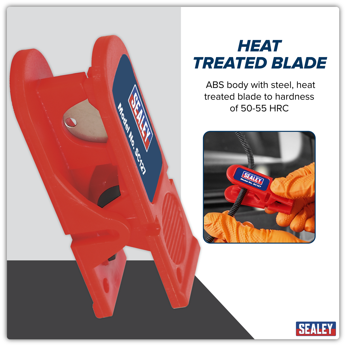 Sealey SC127 Rubber Tube Cutter 3-12.7mm