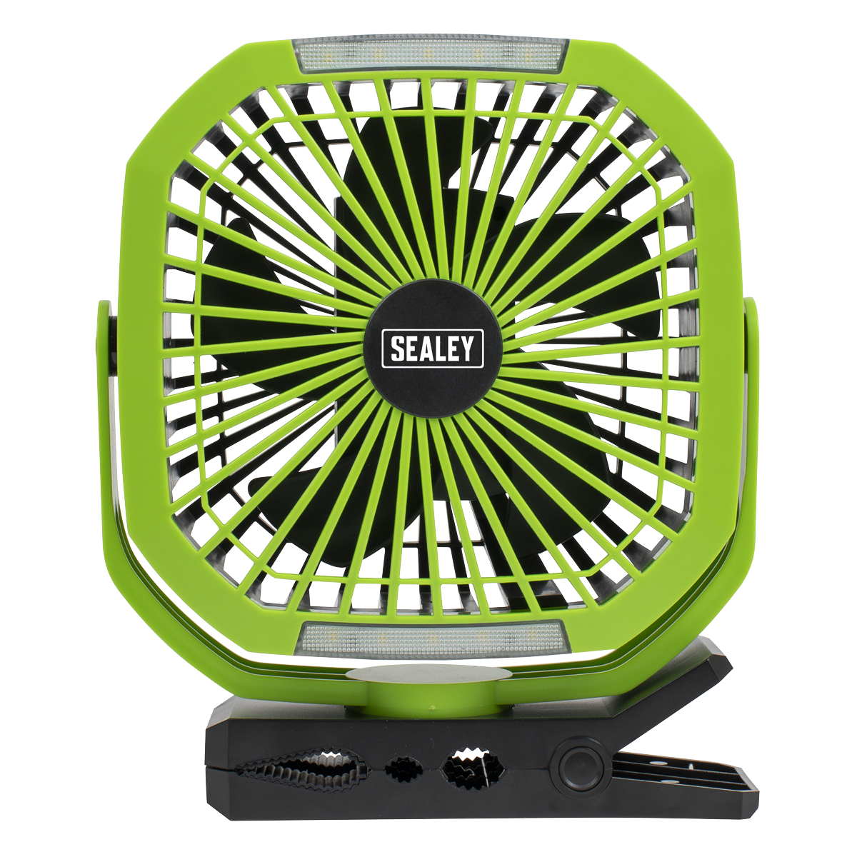 Sealey SCF8WL 8" Small Portable Clip Fan with Worklight 4-Speed