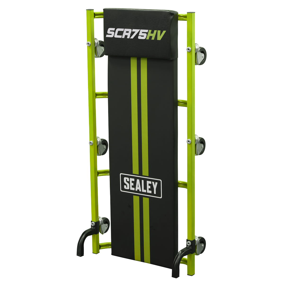 Sealey SCR75HV 36" Deluxe American-Style Creeper with Steel Frame & 6 Wheels - Hi-Vis