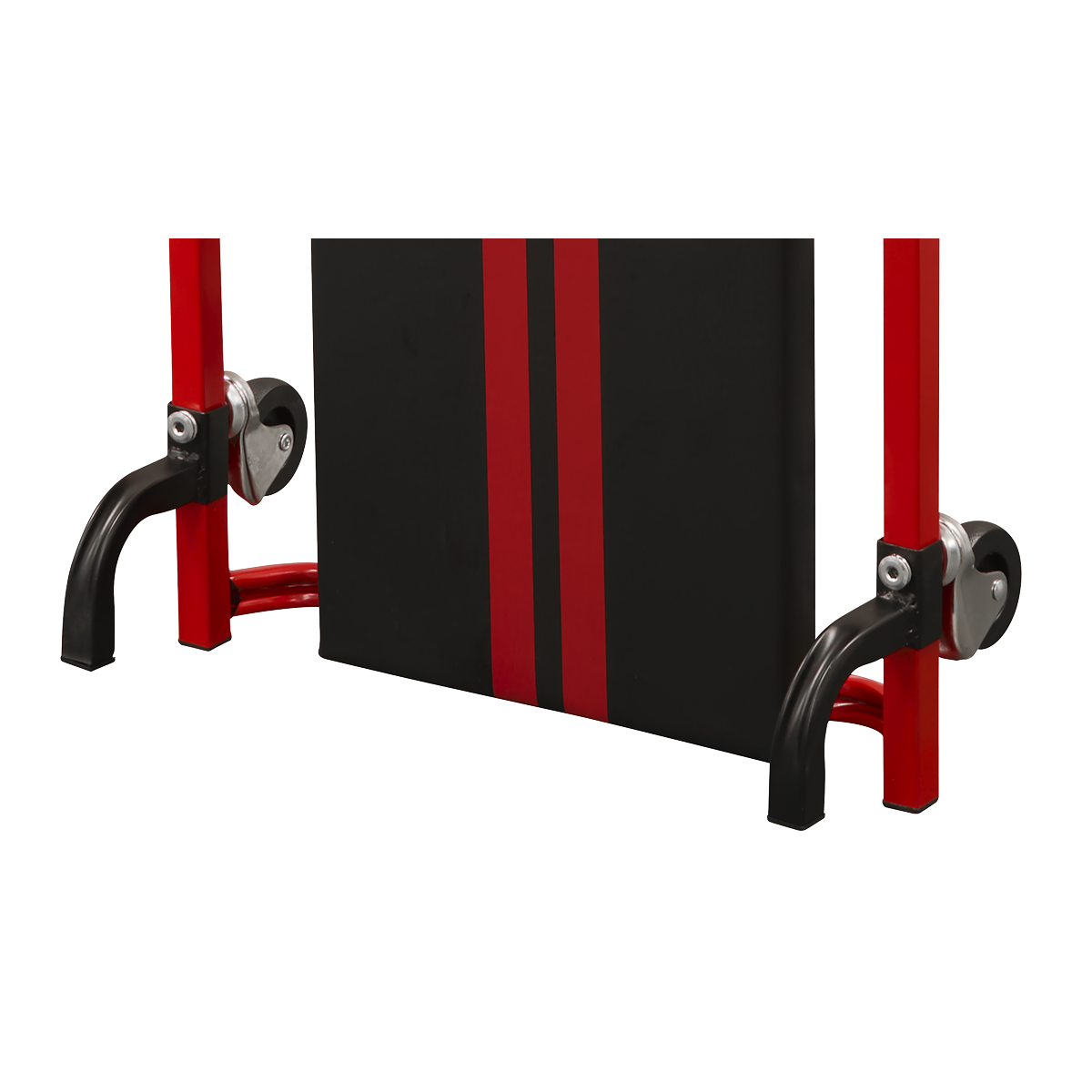 Sealey SCR75 36" Deluxe American-Style Creeper with Steel Frame & 6 Wheels - Red