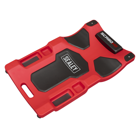 Sealey SCR80HD Composite Padded Creeper with 6 Wheels