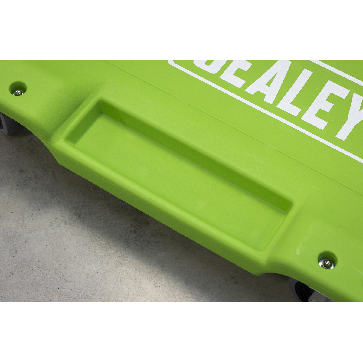 Sealey SCR80HV Composite Creeper with 6 Wheels - Hi-Vis Green