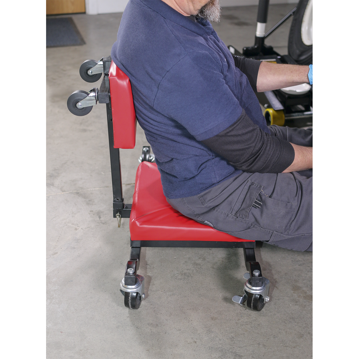 Sealey SCR85 Low Level Creeper, Seat & Kneeler