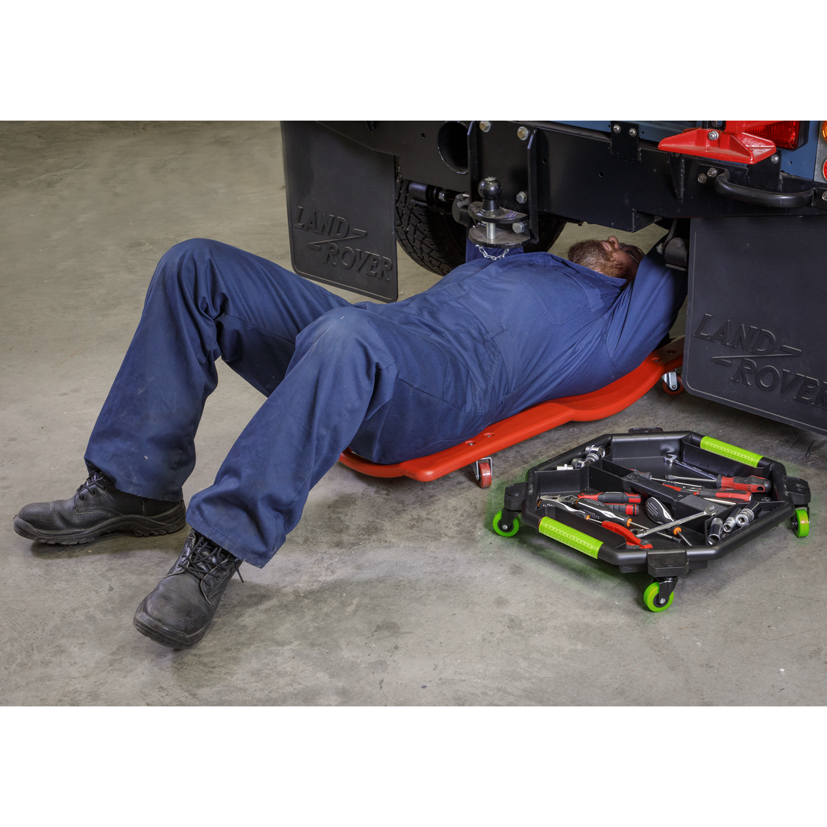 Sealey SCR86HV Creeper Tool Tray - Green