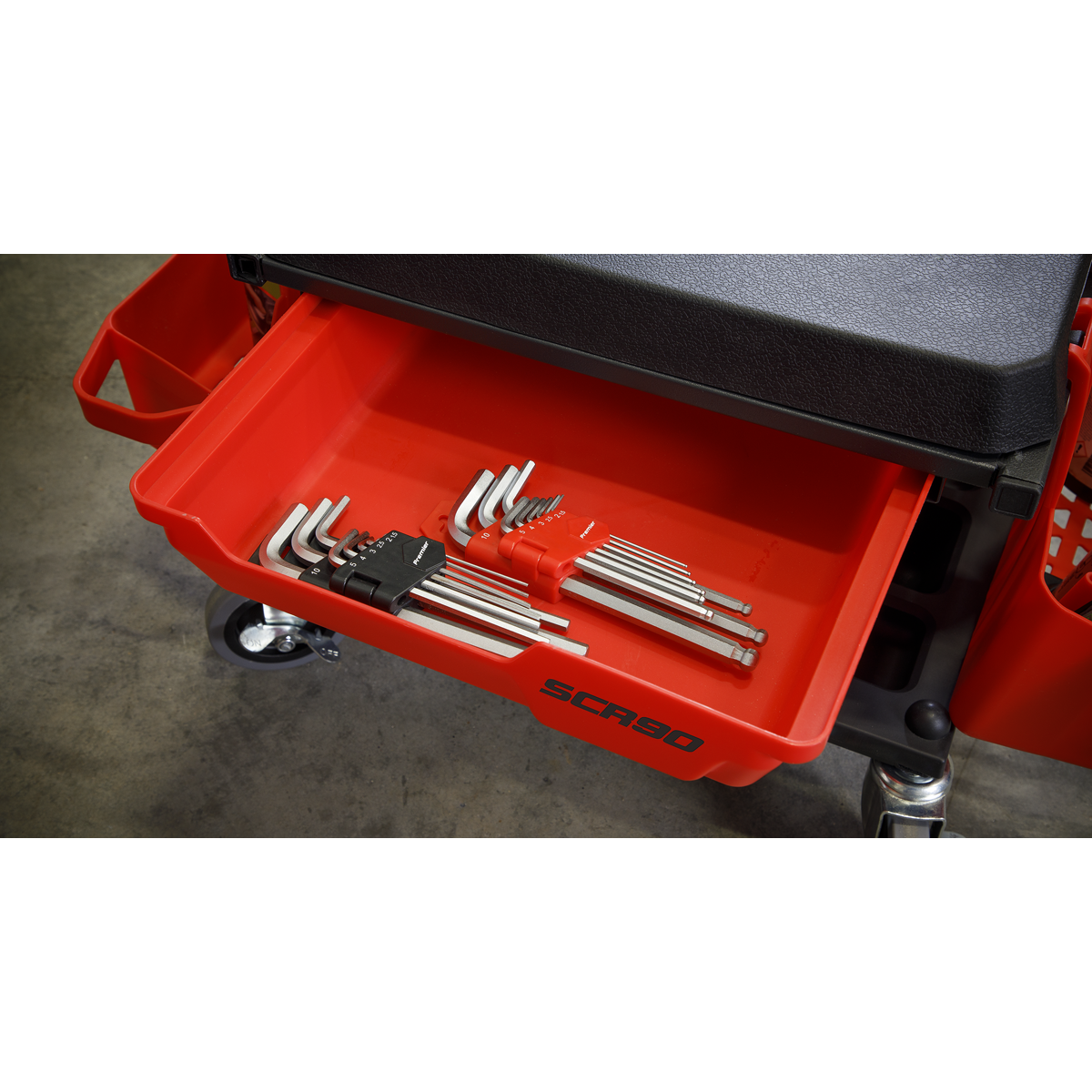 Sealey SCR90 Mechanic's Deluxe Detailing Utility Seat