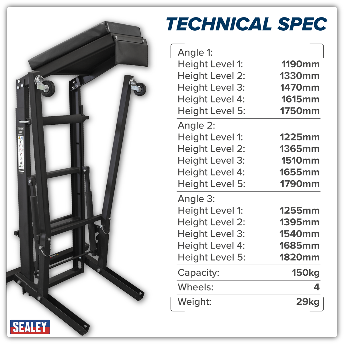 Sealey SCRT01 Topside Engine Bay Creeper