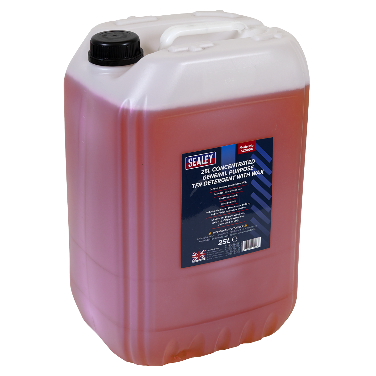 Sealey SCS004 Concentrated General-Purpose TFR Detergent with Wax 25L