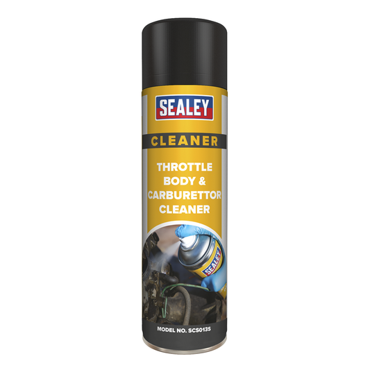 Sealey SCS013 Throttle Body & Carburettor Cleaner 500ml - Pack of 6