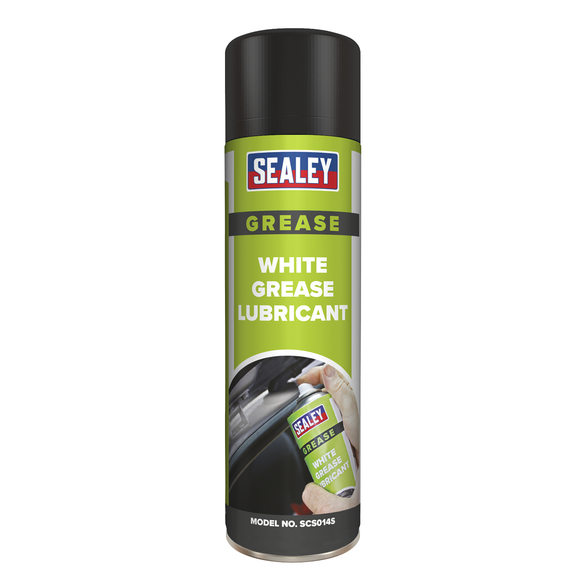 Sealey SCS014 White Grease Lubricant 500ml - Pack of 6
