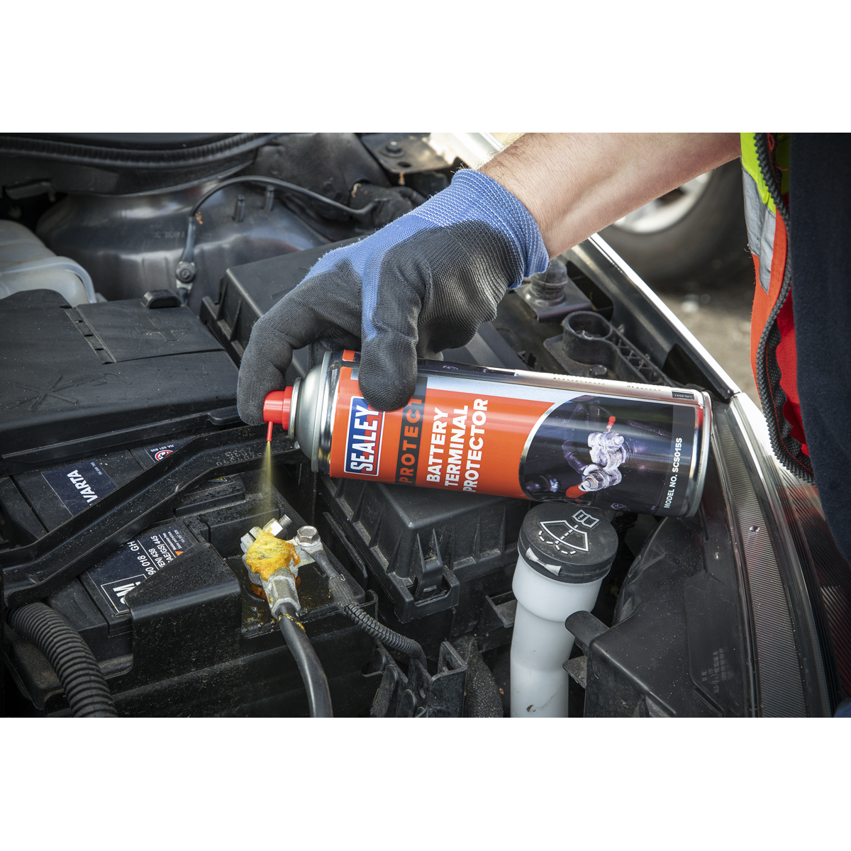 Sealey SCS015S Battery Terminal Protector 500ml