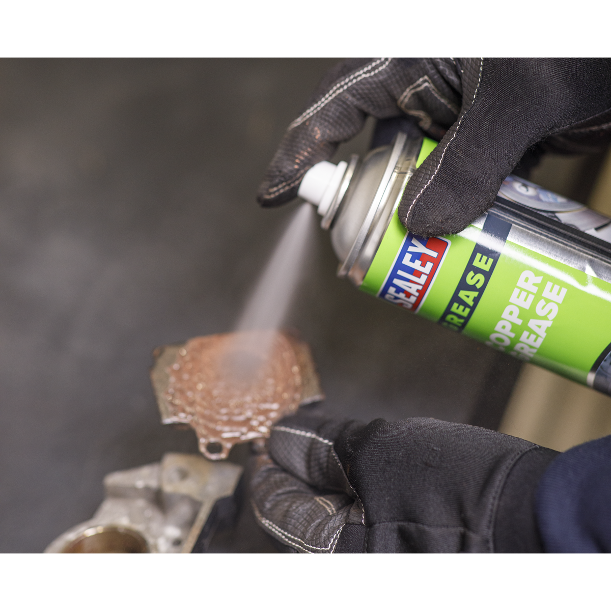Sealey SCS016S Copper Grease Lubricant 500ml