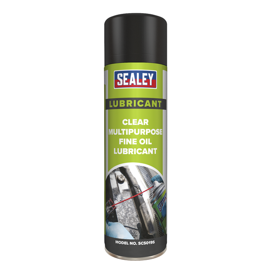 Sealey SCS019S Clear Multipurpose Fine Oil Lubricant 500ml