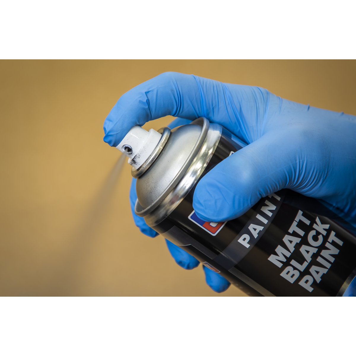 Sealey SCS026S Matt Paint 500ml - Black