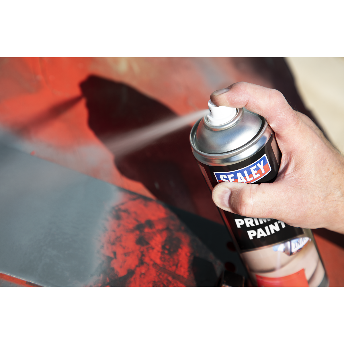 Sealey SCS029S Primer Paint 500ml - Grey