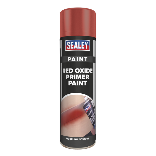 Sealey SCS030S Oxide Primer Paint 500ml - Red
