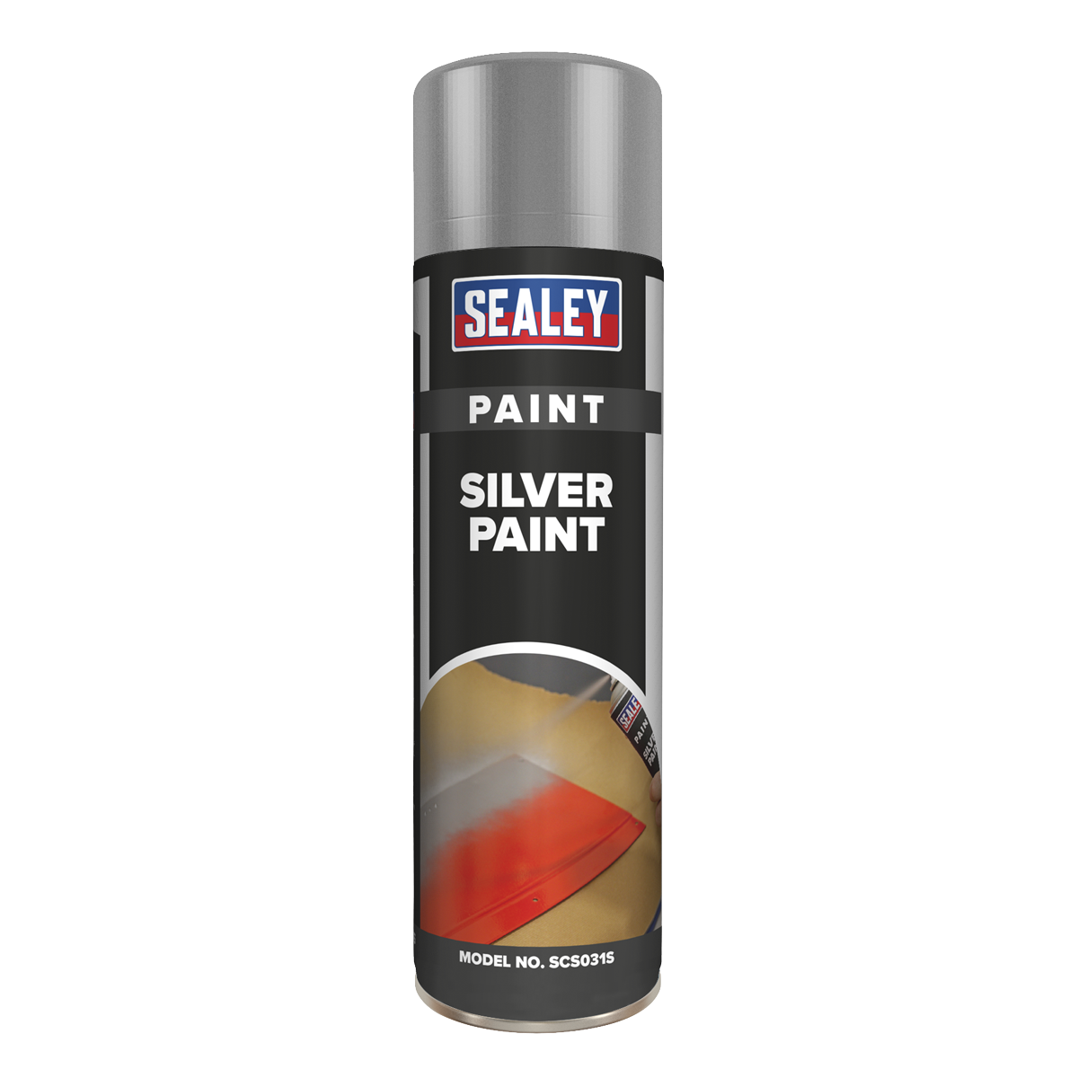 Sealey SCS031S Paint 500ml - Silver