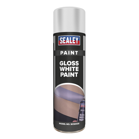 Sealey SCS032S Gloss Paint 500ml - White