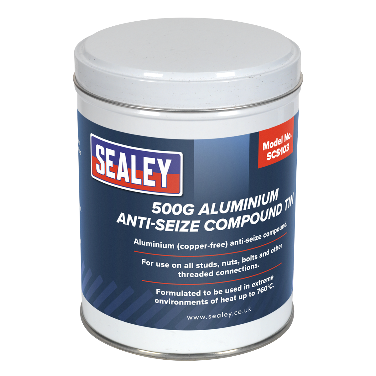 Sealey SCS103 Aluminium Anti-Seize Compound Tin 500g