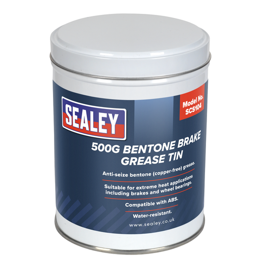 Sealey SCS104 Bentone Brake Grease Tin 500g