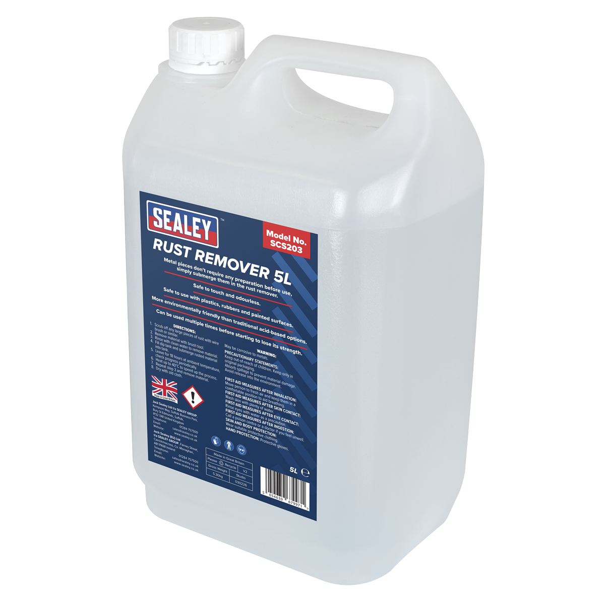 Sealey SCS203 Rust Remover 5L