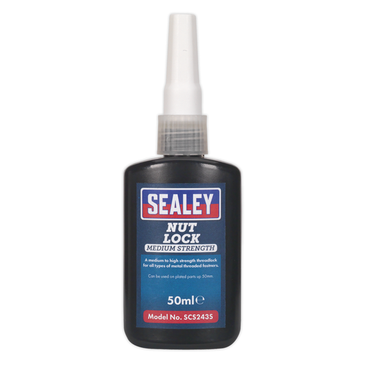Sealey SCS243S Medium Strength Nut Lock 50ml