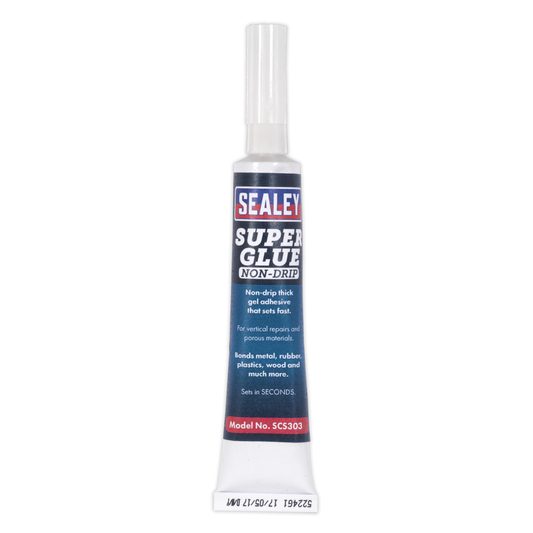 Sealey SCS303S Non-Drip Gel Super Glue 20g