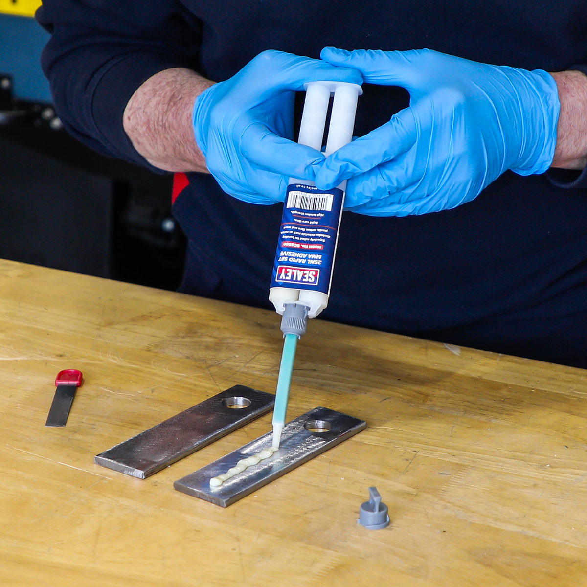 Sealey SCS500N2 Rapid Set MMA Adhesive Mixing Nozzles 2pc