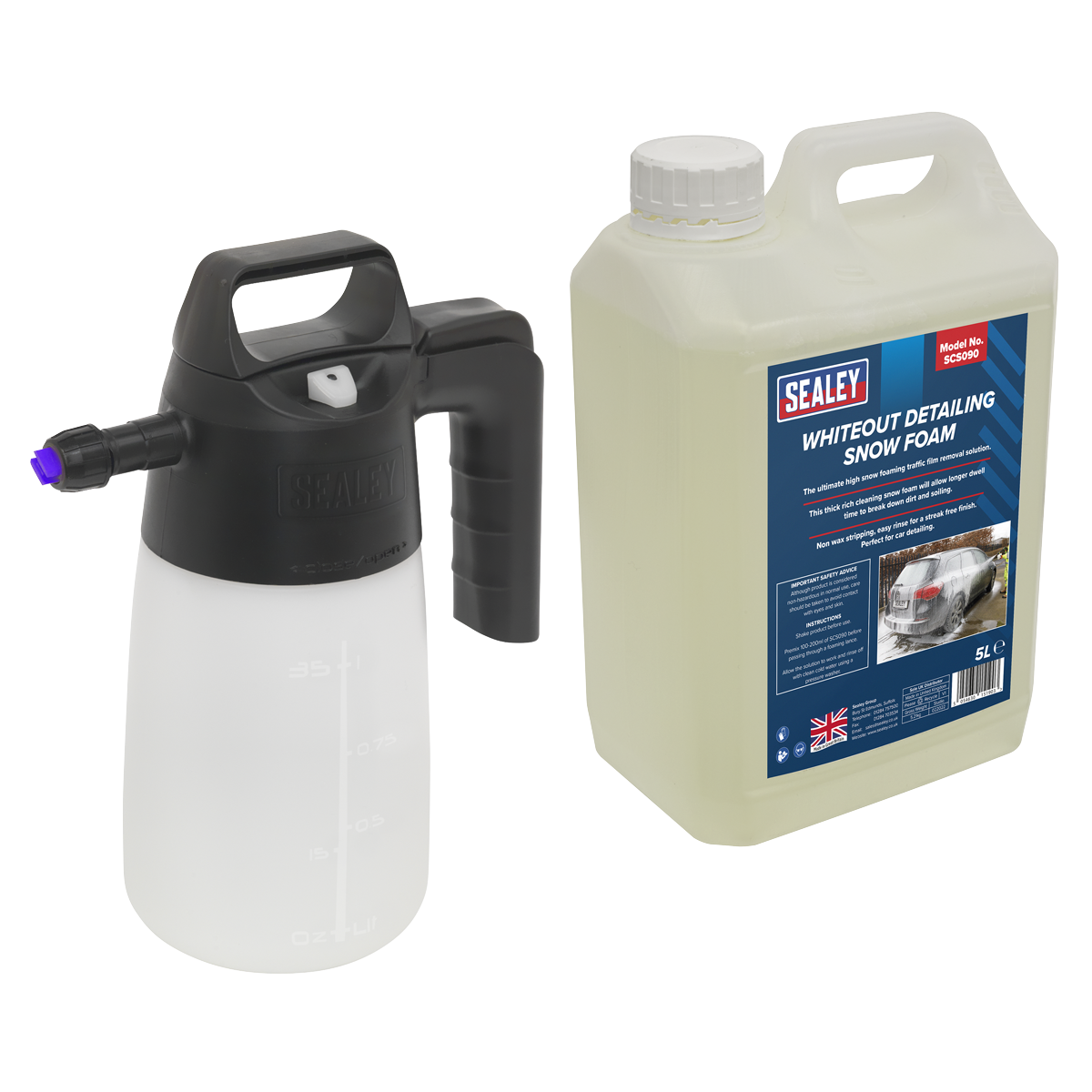 Sealey SCSG08COMBO Premier Snow Foam Sprayer with Snow Foam