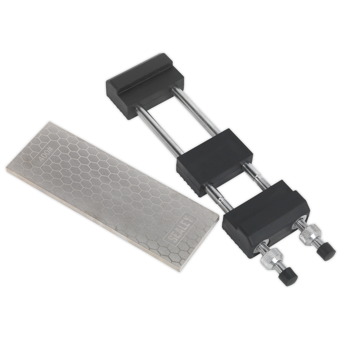 Sealey SCSS1 Combination Diamond Sharpening Whetstone with Adjustable Stone Holder