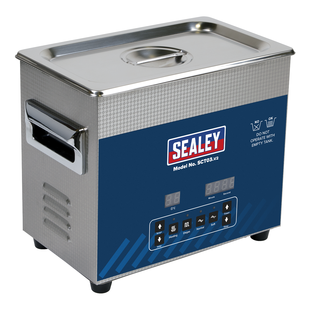 Sealey SCT03 Ultrasonic Cleaner 3L