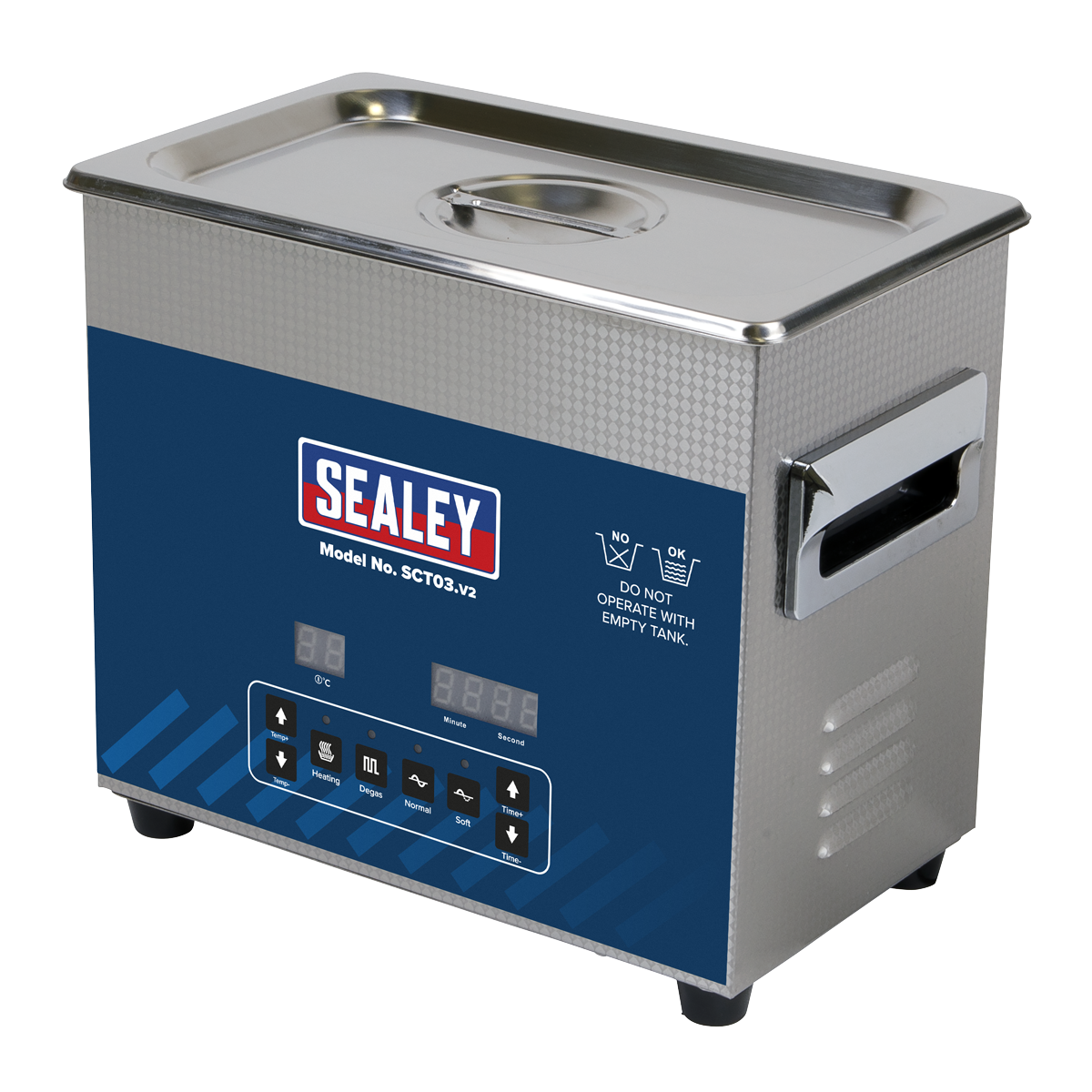 Sealey SCT03 Ultrasonic Cleaner 3L