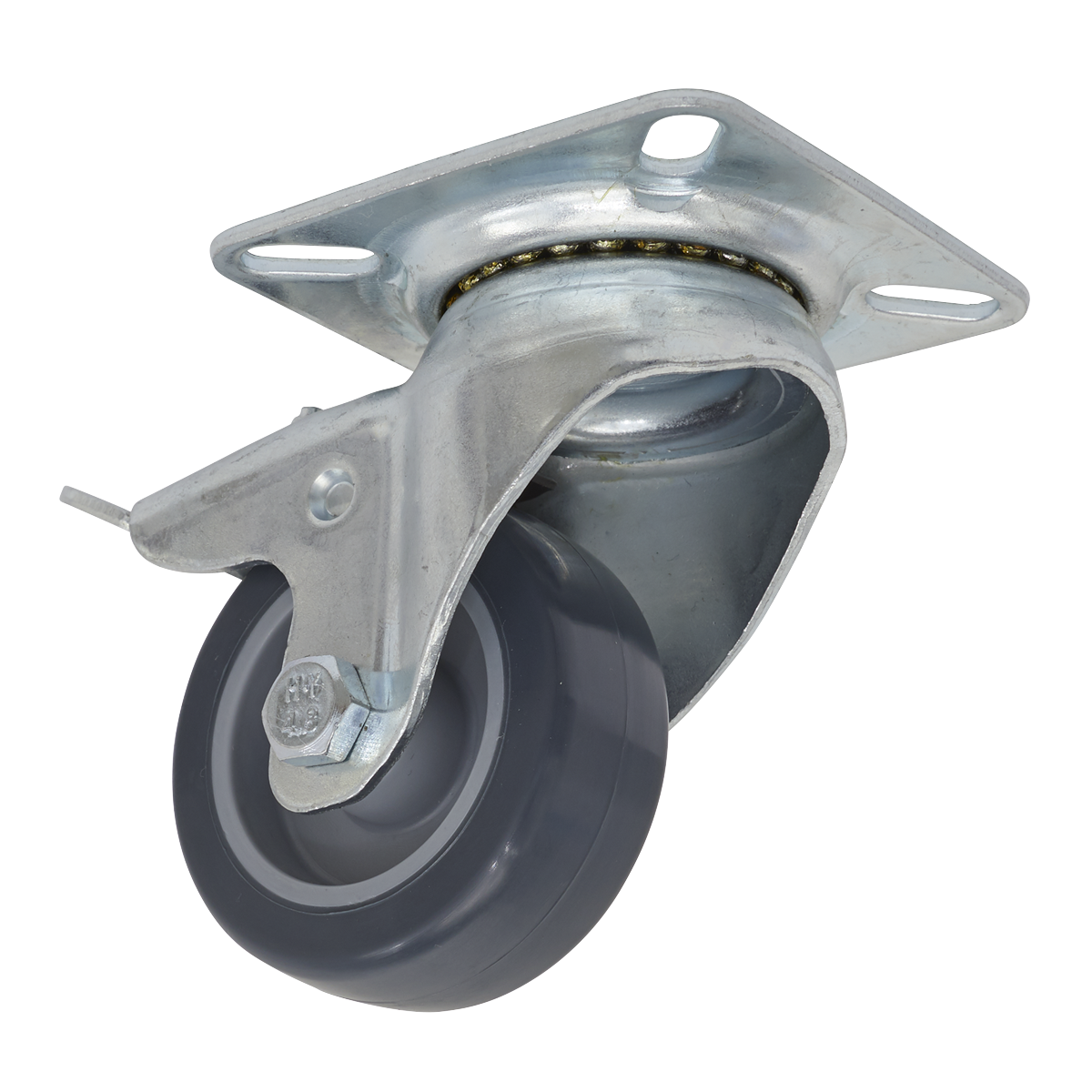 Sealey SCW250SPL 50mm Castor Wheel with Swivel Plate & Total Lock