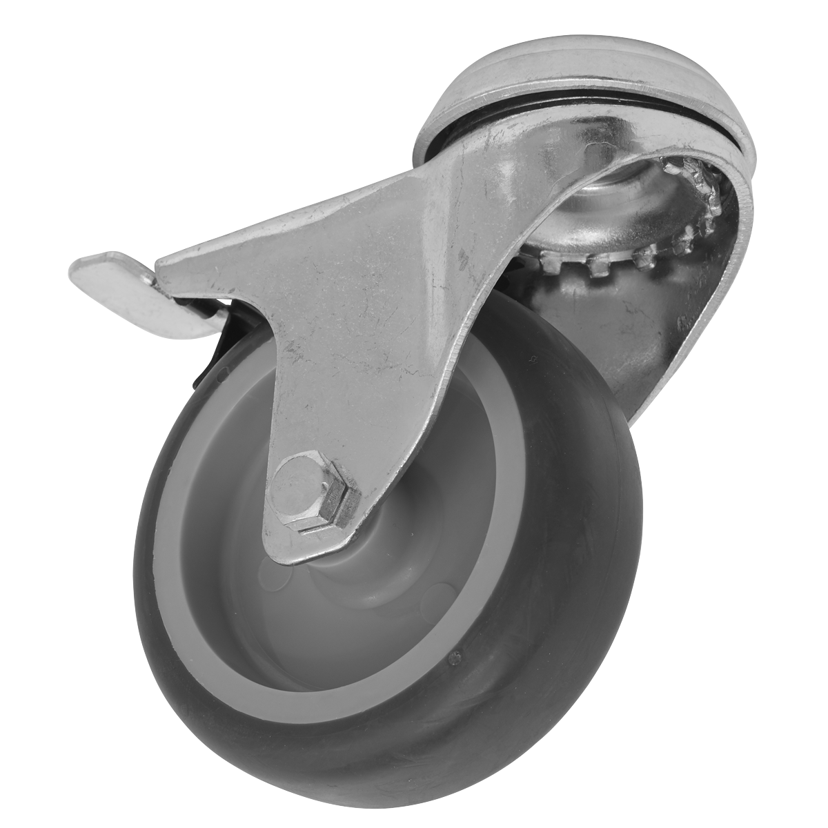 Sealey SCW275SBLEM 75mm Castor Wheel with Bolt Hole & Total Lock