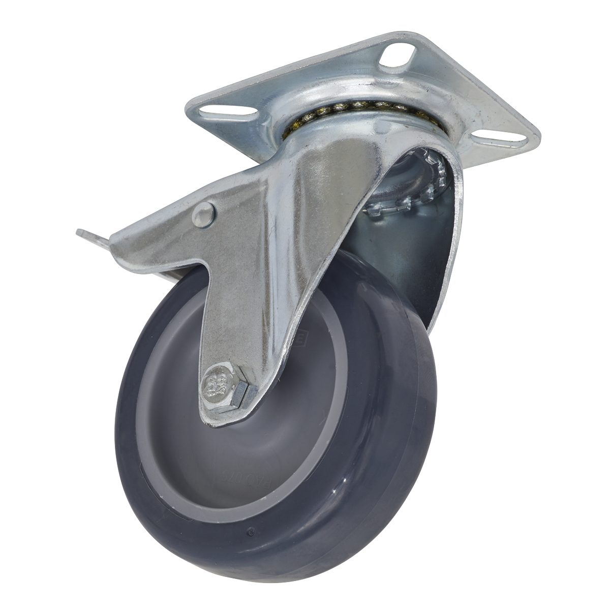 Sealey SCW275SPL 75mm Castor Wheel with Swivel Plate & Total Lock