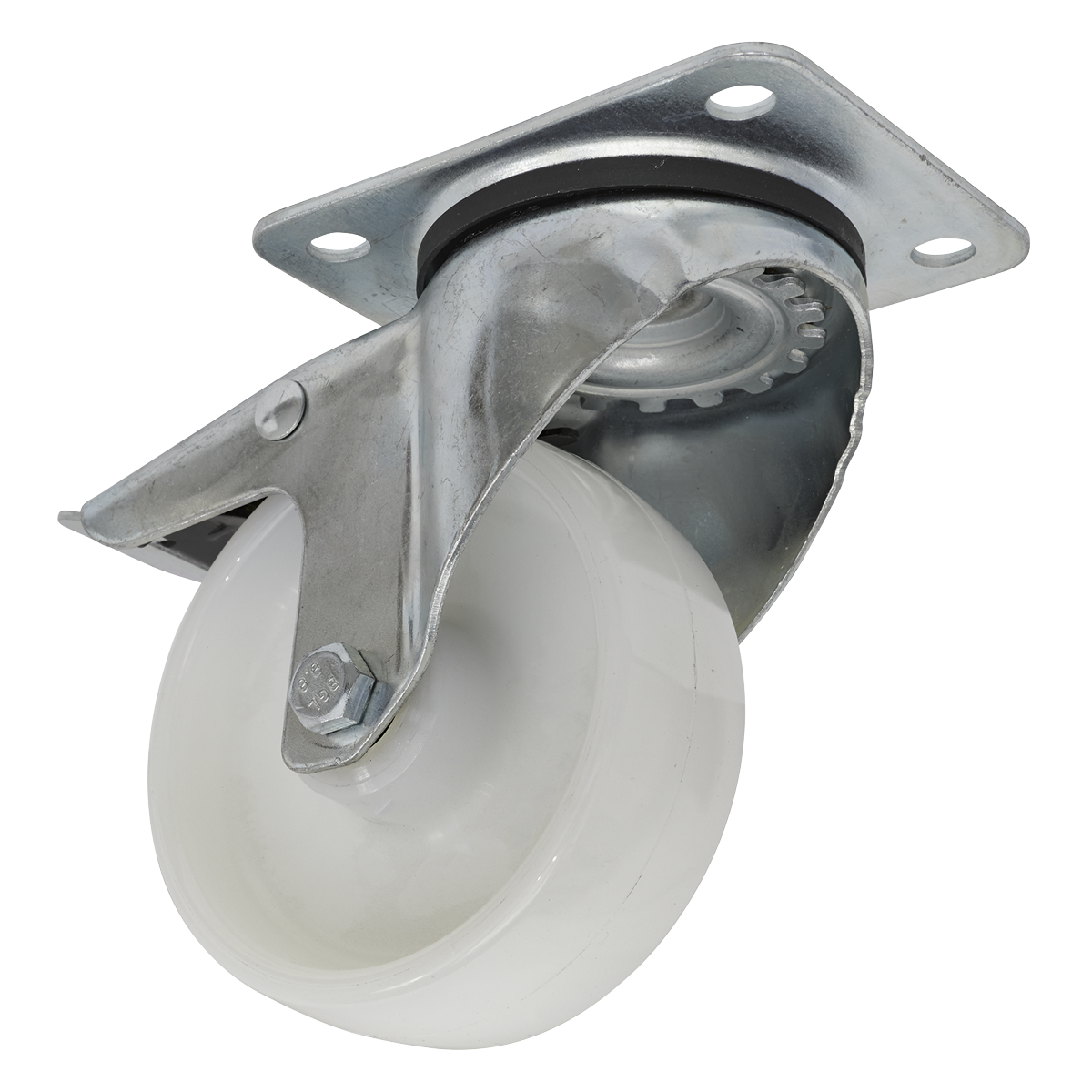 Sealey SCW4100SPL 100mm Castor Wheel with Swivel Plate & Total Lock