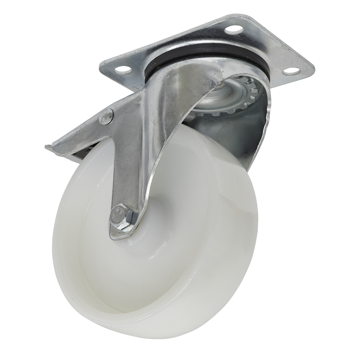 Sealey SCW4125SPL 125mm Castor Wheel with Swivel Plate & Total Lock