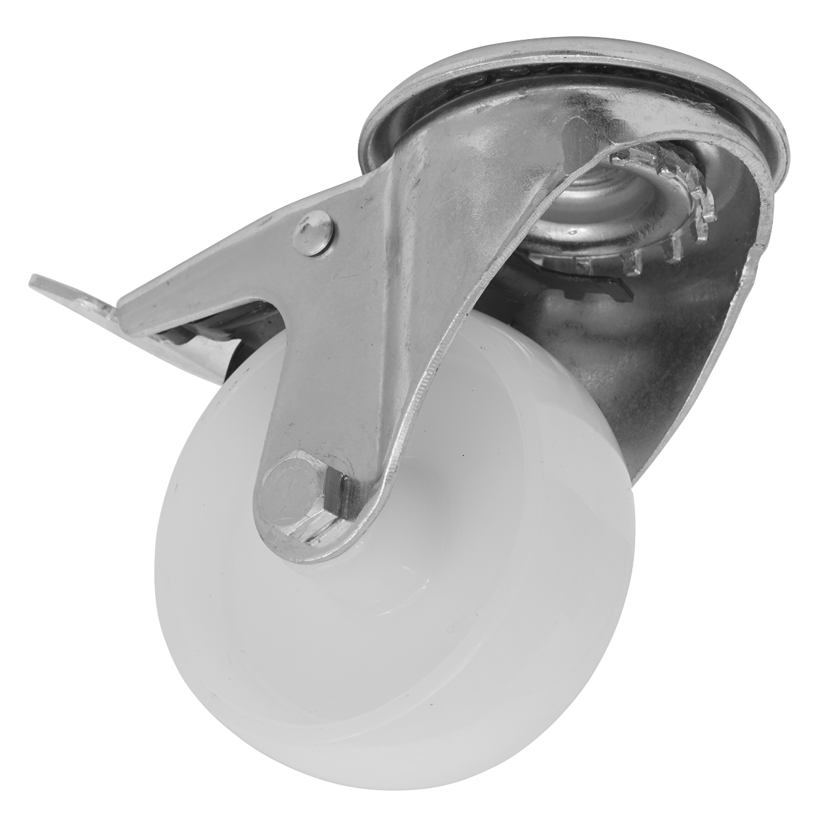 Sealey SCW480SBLEM 80mm Castor Wheel with Bolt Hole & Total Lock